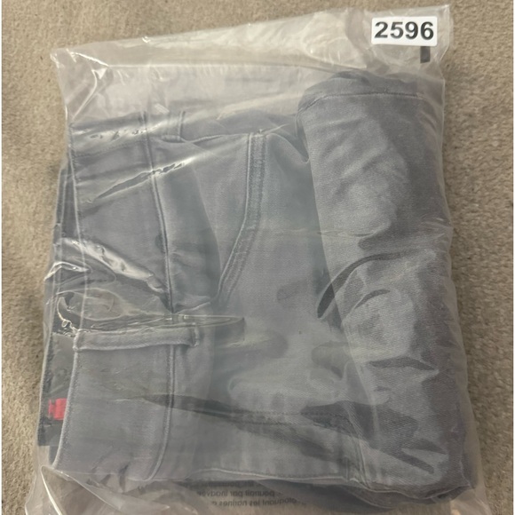 Spanx Vintage High Rise Distressed Grey Ankle Skinny Jeans/Jeggings Size Medium - Picture 10 of 10